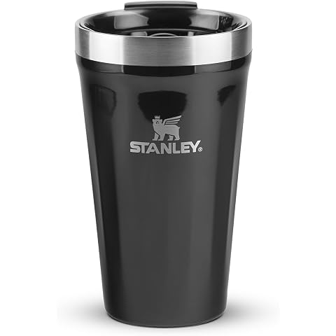 Stanley Copo Texturizado Com Tampa Black Gloss | 473ml